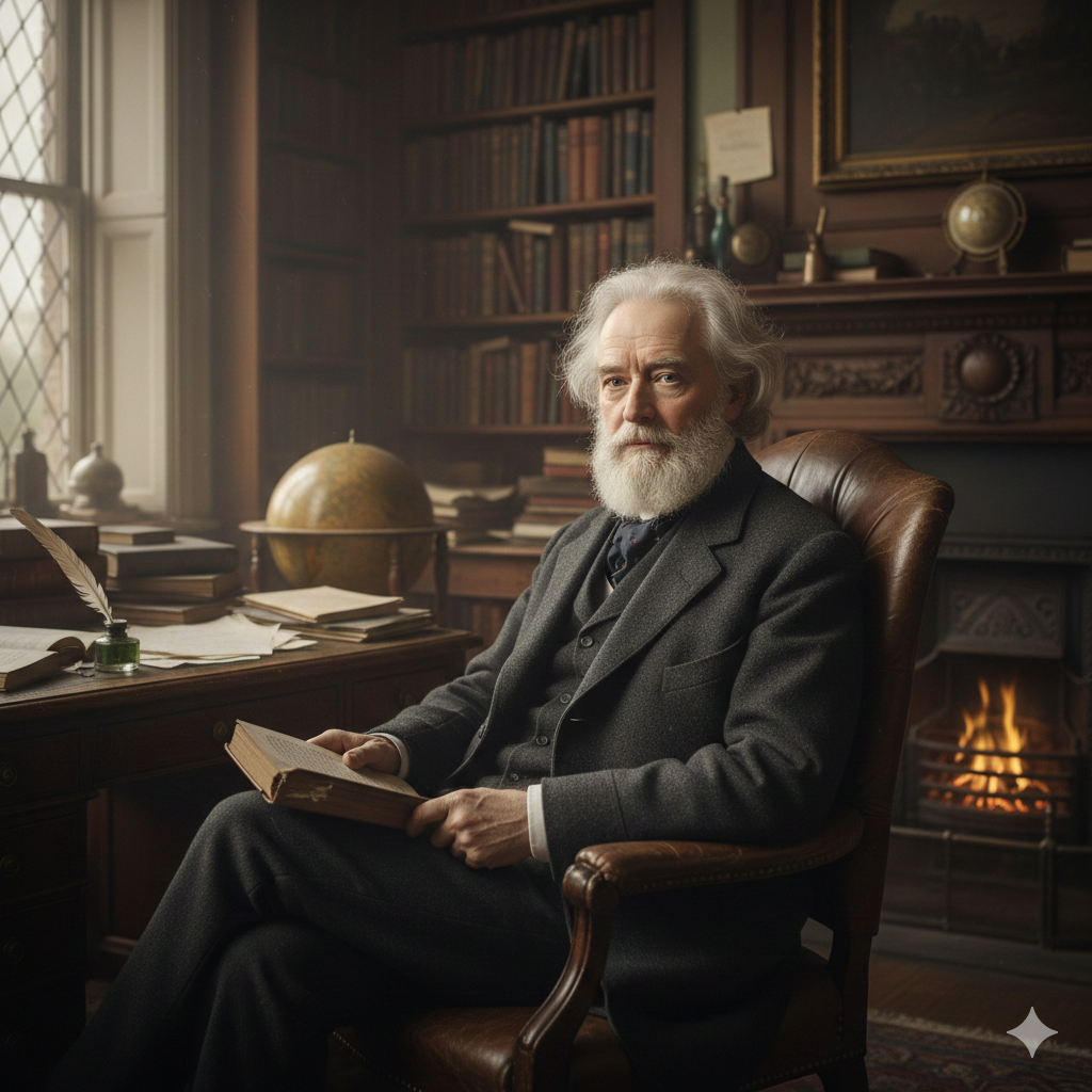 W.B. Yeats portrait representing the modern Irish poet and symbolist writer.