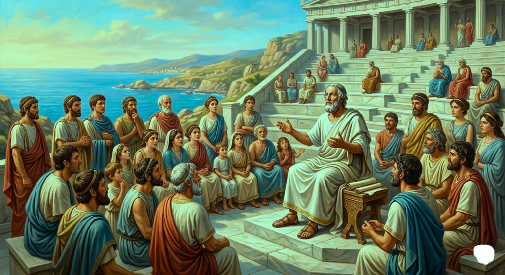 Ancient Greek storytelling tradition that preserved heroic legends