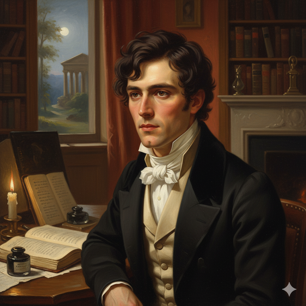 John Keats - the romantic poet of beauty and imagination, known for his odes celebrating art, nature and the human soul.